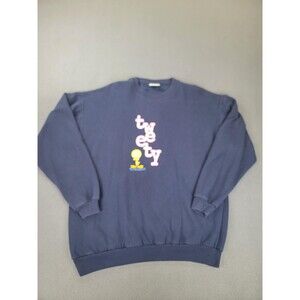 Vintage Looney Tunes‎ Tweety Sweatshirt Mens Extra Large Crewneck Cartoon 90s